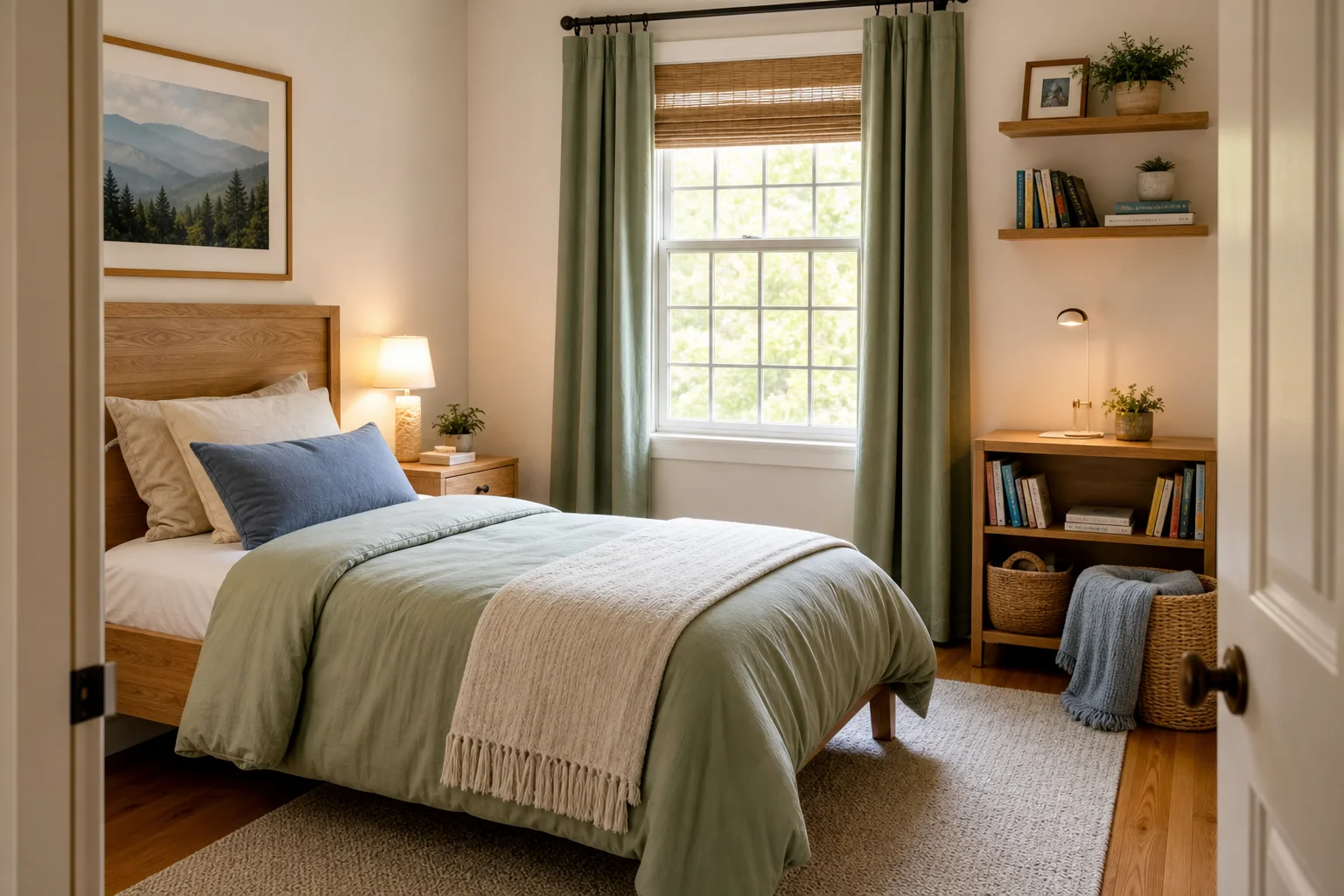 Safe and comfortable child respite guest bedroom